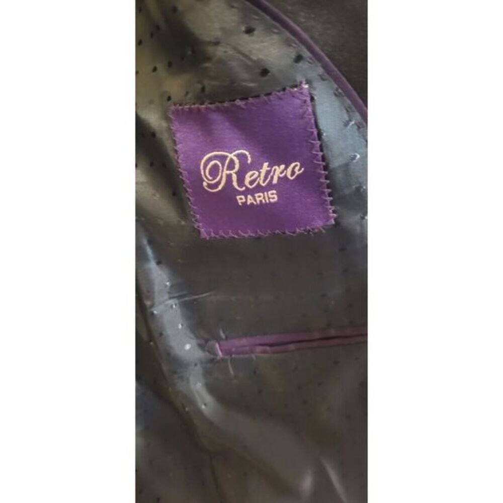 Retro Paris Mens Blazer Size‎ 40R/34 - Picture 8 of 9